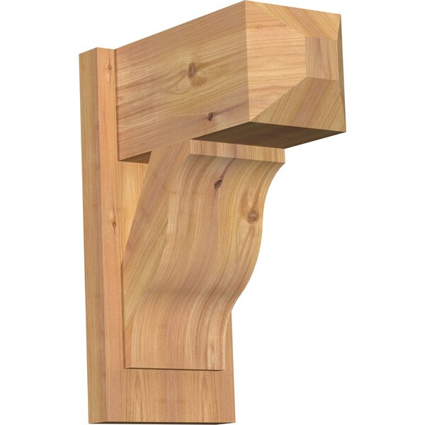 Ekena Millwork Funston Craftsman Smooth Outlooker, Western Red Cedar, 7 1/2"W x 14"D x 18"H OUT08X14X18FST04SWR - main